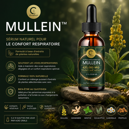 MULLEIN™ | Sérum Purifiant Respiratoire
