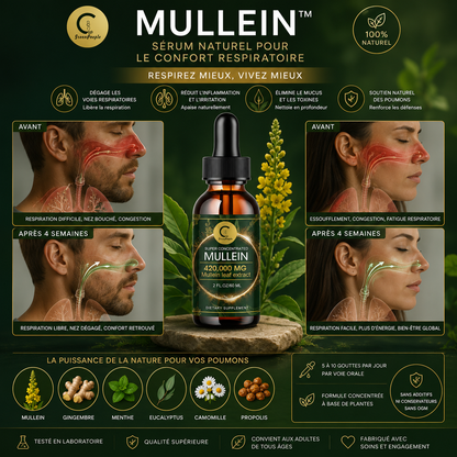 MULLEIN™ | Sérum Purifiant Respiratoire